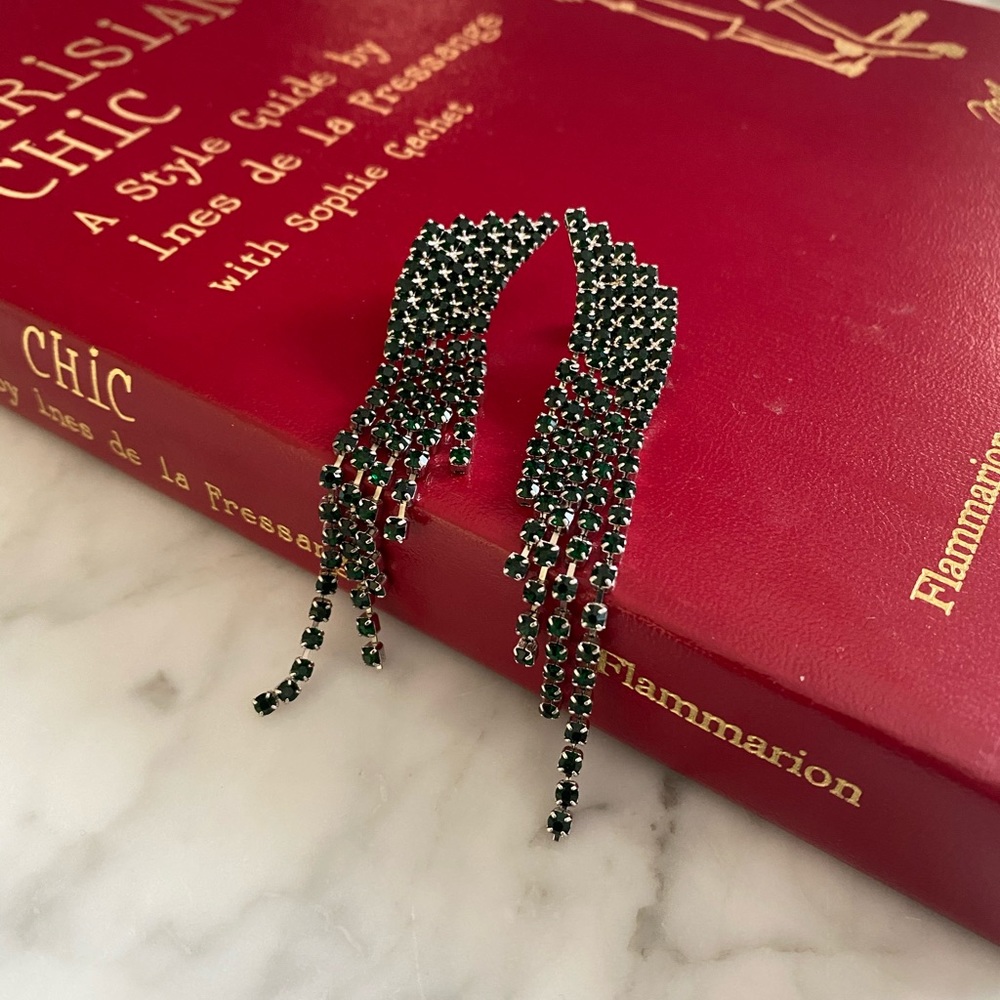 ⭐️HOST PICK⭐️ Cristal earrings - emerald green